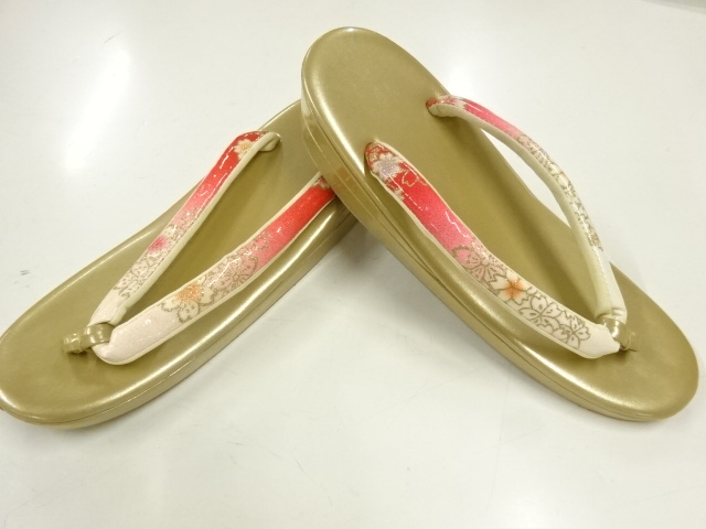 JAPANESE KIMONO / ZORI (SIZE:  LL)